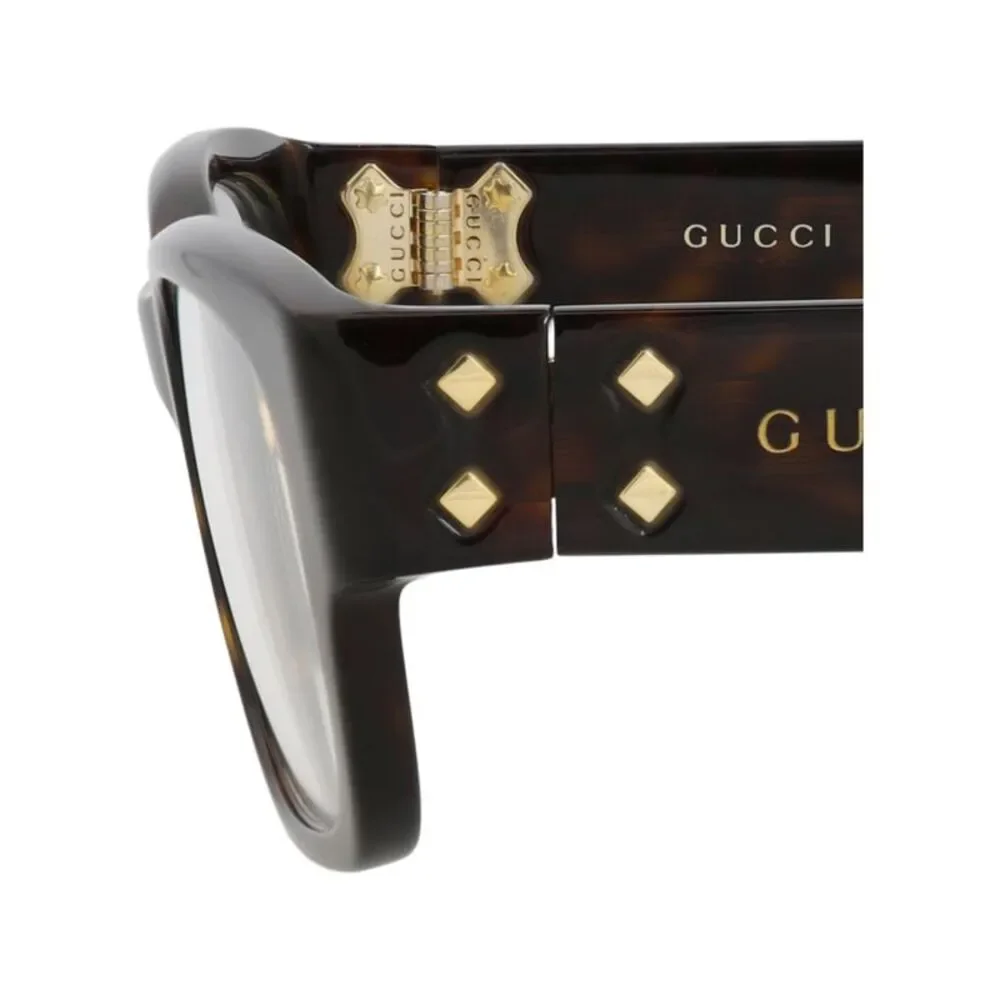 Gucci Square-Frame Recycled Acetate Optical Frames Multi Unisex-Adult